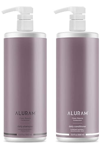 ALURAM Coconut Water Based Daily Hair Shampoo & Conditioner Set (2 sizes) - Image 1
