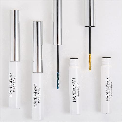 9 Colors Colored Mascara Set for Eyelashes, Red Pink Purple Blue White Black Halloween Rainbow Colorful Mascara Waterproof Charming Long Lasting Voluminous Eye Makeup Valentine's Day Gifts for Women thumbnail 8