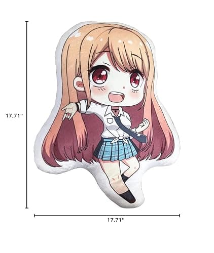 QAHEART My Dress Up Darling Plush Pillow Anime Kitagawa Marin Gojō Wakana Stuffed Pillow Cute Soft Plush Throw Pillow Cushion Pendant Home Decor Gift thumbnail 3