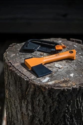 Fiskars Ascia da Taglio X5, Lunghezza: 23 cm, XXS, Nero/Arancione, 1015617 thumbnail 11