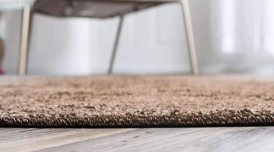 Unique Loom Del Mar Collection Area Rug - Lucille (6' 1" Round, Brown/ Ivory) thumbnail 3