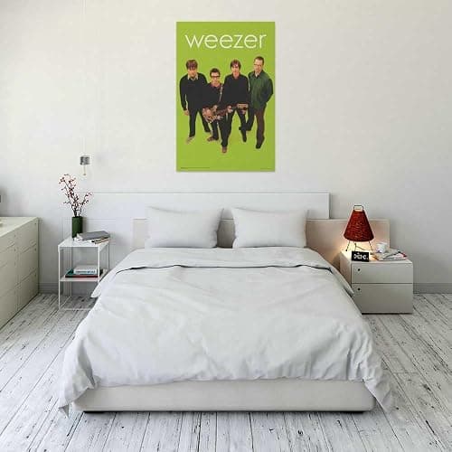 Scorpio Posters Weezer - Green Officially Licensed Music Poster - 24" x 36" thumbnail 3