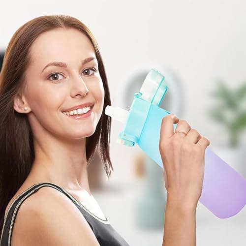 Turgorl Air Scent Water Bottle Flavor Pods 650ML Fruit Fragrance Scented Water Cup BPA Free 0% Sugar For Fitness And Outdoor (Gradient Blue Bottle+12 pods in random flavors) thumbnail 2