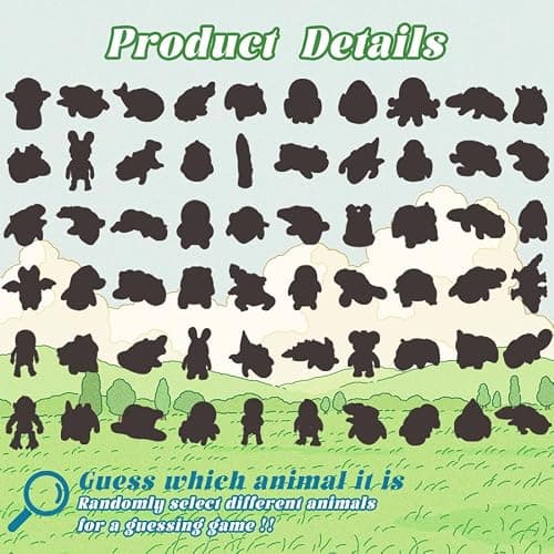 60Pcs Random 3D Printed Animals,Mystery Pack Articulated Figurines Fidget Toy,Gifts for Kids Graduation Rewards,Easter Egg Stuffers,Christmas Birthday Gifts thumbnail 3