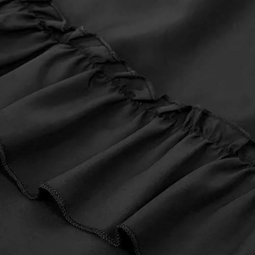 Xiaojmake Women Medieval Renaissance Dress Ruffled Pirate Skirt High Low Steampunk Gothic Maxi Skirts Victorian Ruffled Skirt thumbnail 7