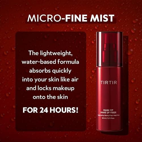 TIRTIR Mask Fit Make-up Fixer | 24H Transfer-Resistant Lightweight Non-Greasy Makeup Setting Spray 2.7 Fl Oz thumbnail 6