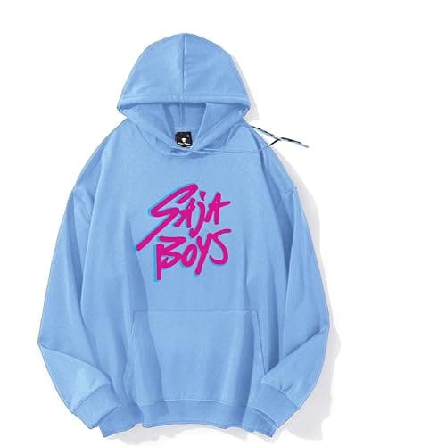 Saja Boys Hoodie, Saja Boys Sweatshirt for Men and Women - Sky Blue - Small - Image 1
