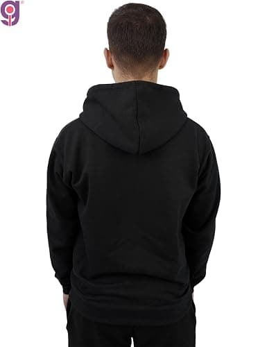 Graphic Impact Plain Pullover Hoodie Casual Hooded Top Unisex for Mens and Womens and Hooded Sweatshirts thumbnail 3