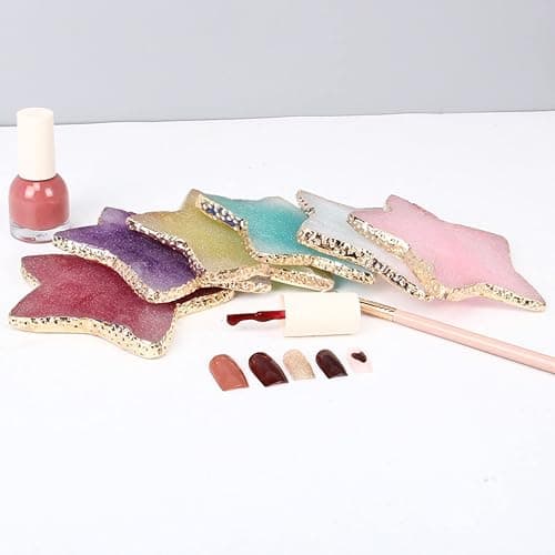 1 Piece Nail Art Palette Nail Polish Palette Mixing Palette Makeup Plate Nail Plates for Nail Art Nail Tip Holder Nail Art Display thumbnail 7