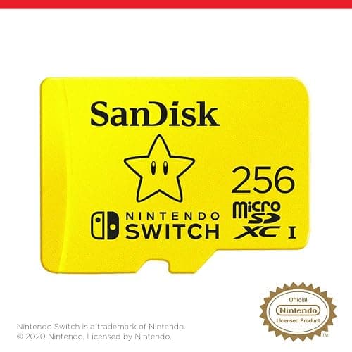 SanDisk 256GB microSDXC-Card, Licensed for Nintendo-Switch - SDSQXAO-256G-GNCZN thumbnail 3
