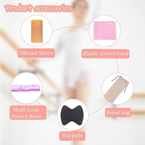 WodGod Professional Wooden Ballet Foot Stretcher Set - Arch Enhancer and Toe Strengthener for Ballet Dancers, Gymnasts, Yoga Practitioners with Portable Bag- Ideal Dance Accessories Gift thumbnail 3