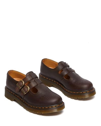 Dr. Martens Women's 8065 Mary Jane Loafers, Dark Brown Crazy Horse, 5 Medium US thumbnail 6