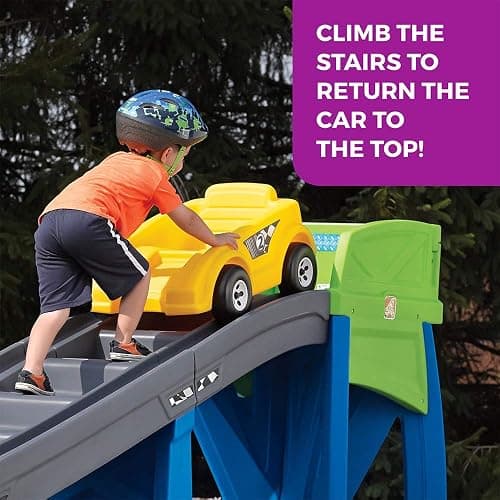 Step2 Extreme Coaster Kids Ride On Toy, Push Car, Indoor/Outdoor Roller Coaster & Playset, Made of Durable Plastic, Max Weight 80 lbs., For Toddlers 3+ Years Old thumbnail 5