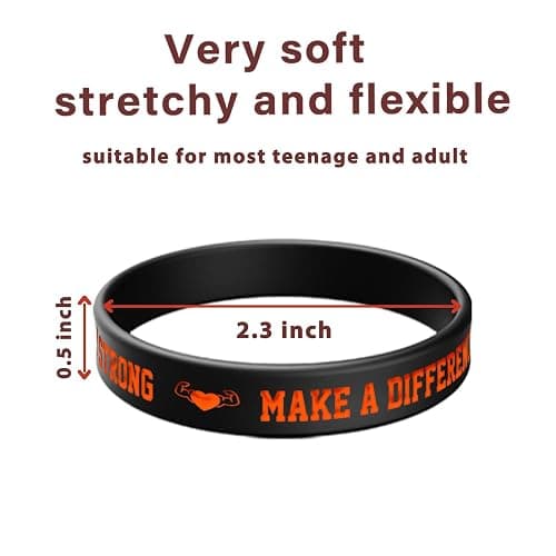 ZIQON 12 Pcs Inspirational Rubber Bracelet Motivational Quote Silicone Bracelets Colored Inspirational Wristbands Stretch Unisex Wristbands for Women Men Teen Gifts thumbnail 4