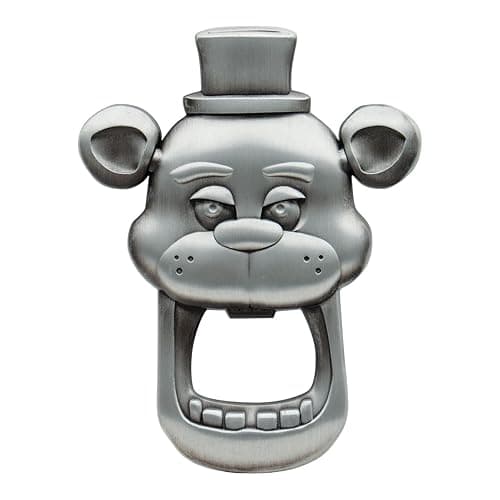 Five Nights at Freddy's Metal Magnetic Bottle Opener – Heavy Duty Video Game Merchandise, Durable Bar Tool for Kitchen, Home & Gifts - Image 1