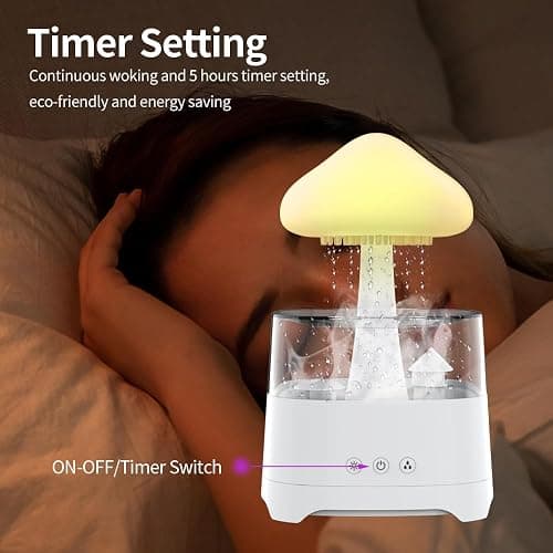 Cloud Humidifier Rain Water Drip Diffuser thumbnail 7