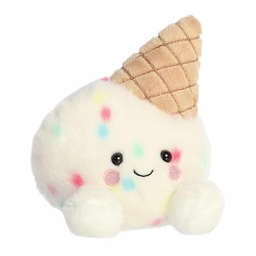 Aurora® Adorable Palm Pals™ Sprinkle Ice Cream™ Stuffed Animal - Fun Collectible Plush for Kids and Adult Collectors - Perfect for Decorating Rooms and Birthday Gifts - White 5 Inches thumbnail 3
