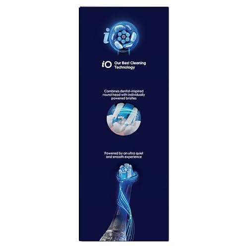 Oral-B iO5 Electric Toothbrush, Matt Black, with Travel Case and Toothpaste | 1 Toothbrush Head, Intensive whitening Toothpaste Included, 5 Cleaning Modes, Visible Pressure Sensor, Long-Lasting Battery thumbnail 17