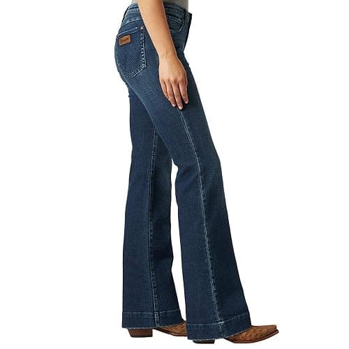 Wrangler Women's Retro Mae Mid Rise Wide Leg Trouser Jean thumbnail 4