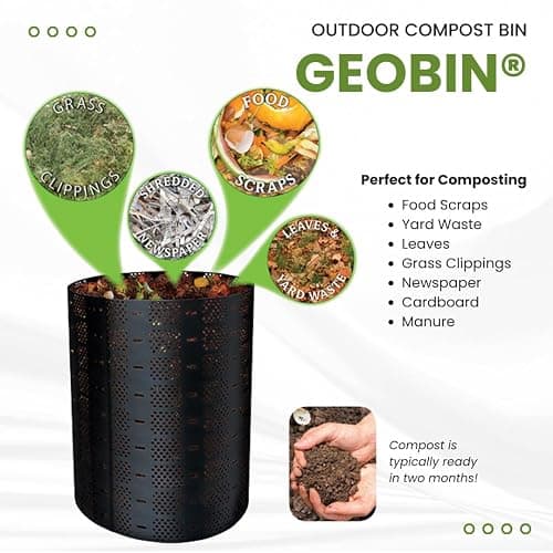 Geobin Compost Bin - 246 Gallon, Expandable, Easy Assembly, Made in The USA, Outdoor & Backyard Composter thumbnail 3
