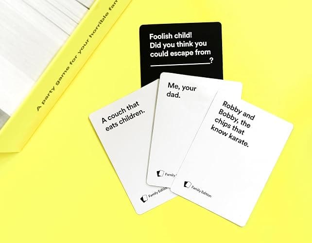 Cards Against Humanity: Family Edition • Ages 8+ • A party game for your horrible family thumbnail 2