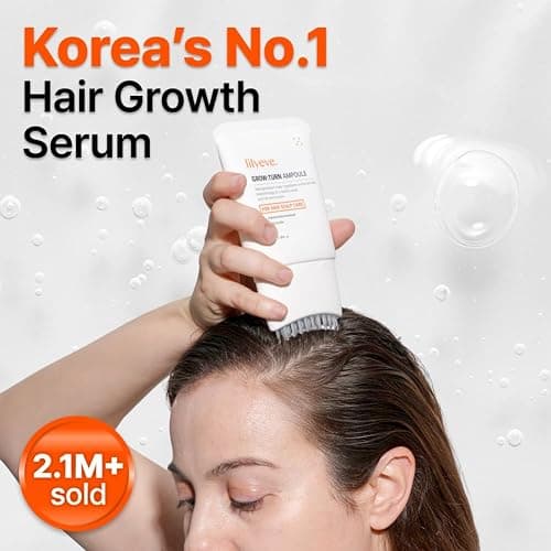 lilyeve GROWTURN Hair Growth Serum with Built-in Brush, Heartleaf-Derived Exosomes to Revitalize Hair, Hair Thickening, Hair Growth Accelerator - Korean Hair Care, 3.38 fl. oz. (Pack of 1) thumbnail 2