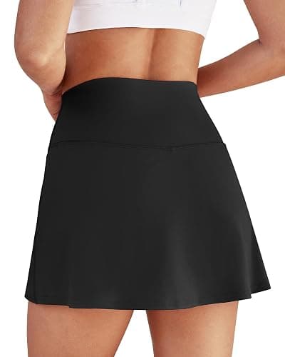 DLOODA Womens Skort Tennis Skirt with Pocket Shorts Mini Golf Skirts High Waisted Athletic Skorts Summer Workout thumbnail 5