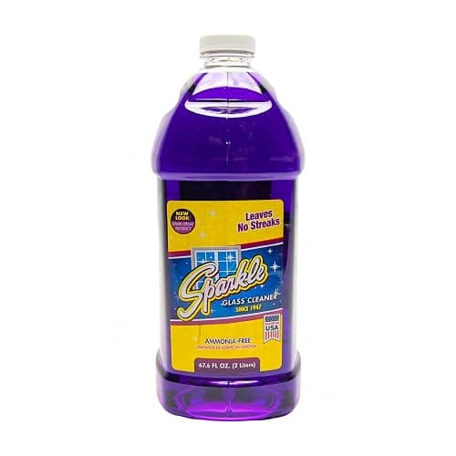 Sparkle Ammonia-Free Glass Cleaner Refill, Heavy Duty Streak-Free Window & Mirror Cleaner Spray, Original Formula, 2L Bottle (Pack of 1) - Image 1