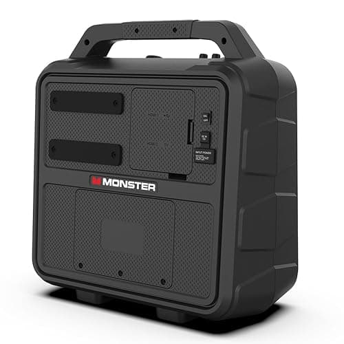 Monster Vision 2 | Portable Entertainment System with 15.6" 1080p Display & 60W Speakers | up to 25 Hours of Playtime | Dual HDMI Ports | Includes USB-C to HDMI Cable | ATSC Tuner for Portable TV use thumbnail 6