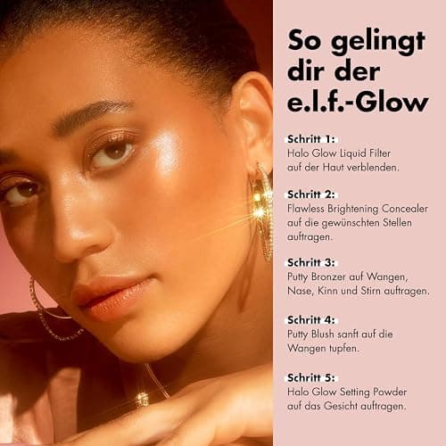 e.l.f. Halo Glow Liquid Filter, Teint-Booster für einen strahlenden, weich fokussierten Blick, mit Hyaluronsäure, vegan und frei von Tierversuchen, 2 Fair/Light thumbnail 5