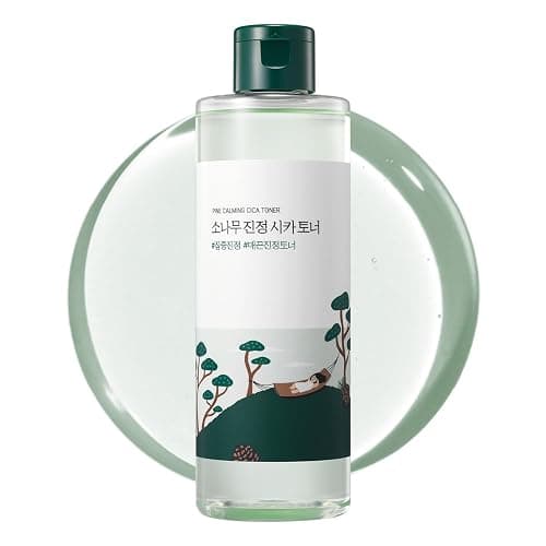 ROUND LAB Pine Calming CICA Toner 8.45 Fl Oz, Low-Acidic Hydrating Toner for Face with Pine CICA, BHA + LHA, and Hyaluronic Acid for Soothing, Exfoliating, and Restoring Skin Balance, Korean Skincare - Image 1