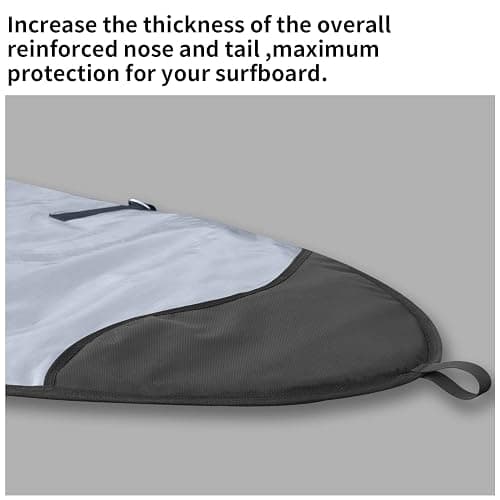 UCEDER Surfboard Cover and Surfboard Storage Bag for Outdoor Travel,5'0"-9'10" Surfboard Bag,Maximum Protection for Your Surfboard thumbnail 7