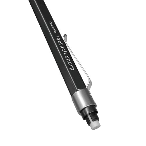Sunstar Stationery S9491023 Write Without Sharpening Hardness H Equivalent Metasil Sharp Metallic Black thumbnail 9