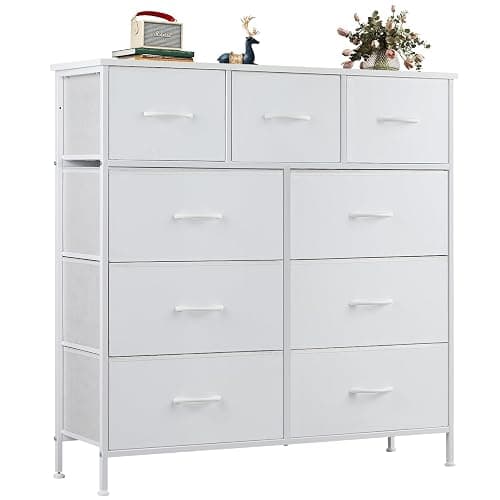 OLIXIS Dresser for Bedroom with 9 Drawers, Tall Fabric Dresser for Storage and Organization, Bedroom Dressers, Chest of Drawers for Living Room, Closet - Image 1