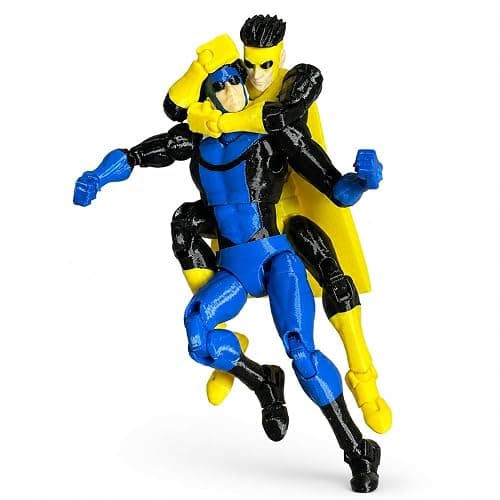 Glory Keep Assembly Completed T13 Action Figure 3D Printed Multi-Jointed Movable,Lucky 13 Action Figures,Multi-Articular Dummy 13 Action Figures,Desktop Decorations thumbnail 6