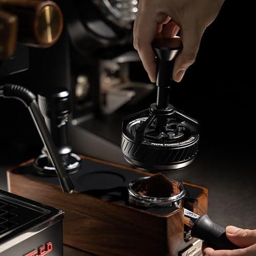 Coffee Distribution Tool 58mm Professional Grounds Leveler with Rotating Base for Espresso Machine Even Coffee Grounds Spreading Tool thumbnail 3