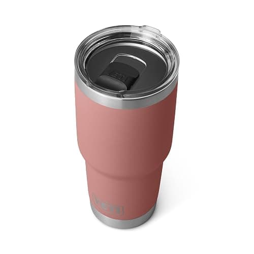 YETI Rambler 30 oz Tumbler Retired Colors, Stainless Steel, Vacuum Insulated with MagSlider Lid, Sandstone Pink thumbnail 3