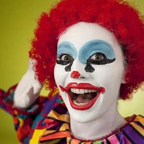 MEICOLY Clown White Face Body Paint Stick(1.06 Oz),Foundation Cream Makeup,Face Paint for Halloween Joker Zombie Vampire Skeleton Skull Special Effects Mime Makeup,White Eye Black Stick for Sports thumbnail 2