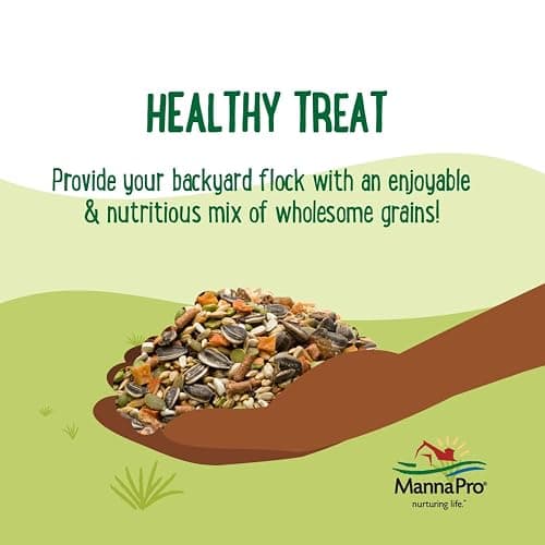Manna Pro Farmhouse Favorites – Garden Treat Thyme – Premium Grains for Poultry – Made with Oregano & Thyme – Real Veggie Poultry Feed Supplement – 4lb Bag thumbnail 5
