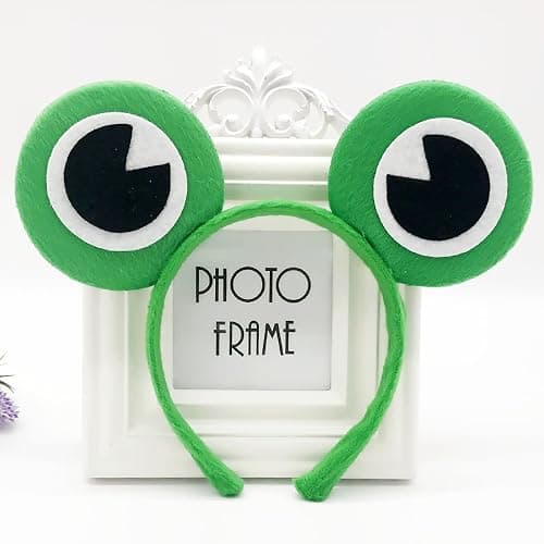Soochat Frog Headband Cute Frog Eye Head Band Hair Band for Halloween Dress-Up Party Supplies Christmas Decorations thumbnail 4