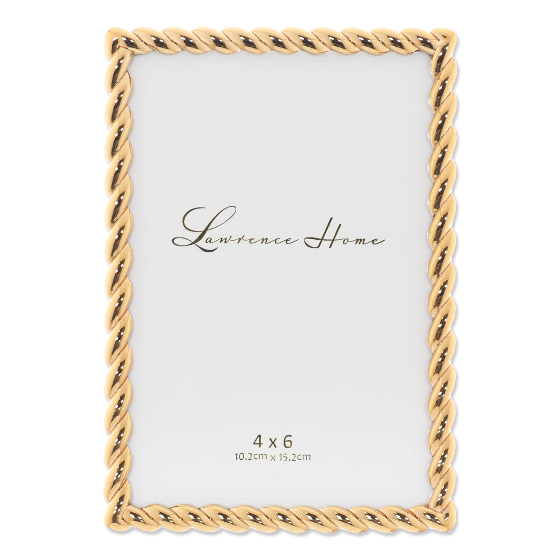 4x6 Golden Rope Picture Frame - Image 1