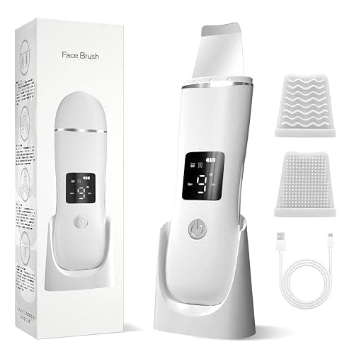 Face Scrubber Skin Spatula, Blackhead Remover with 4 Modes, Pore Extractor Face Spatula Deep Cleansing for Facial Skin Care Gift for Women - Image 1