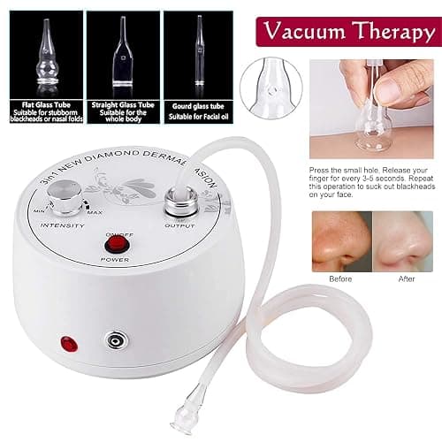 Diamond Microdermabrasion Machine, Yofuly 3 in 1 Professional Microdermabrasion Machine with Vacuum Glass Tube and Spray Bottle for Home Use Skin Care thumbnail 4