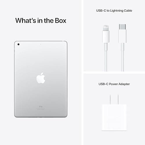 Apple iPad (9th Generation, 10.2-inch, 2021), 64GB, Wi-Fi, Silver (Renewed) thumbnail 6