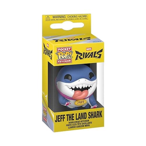 Funko Pop! Keychain: Marvel Rivals - Jeff The Land Shark - Marvel Rivals Novelty Keyring - Collectable Mini Figure - Stocking Filler - Gift Idea - Official Merchandise - Video Games Fans thumbnail 2