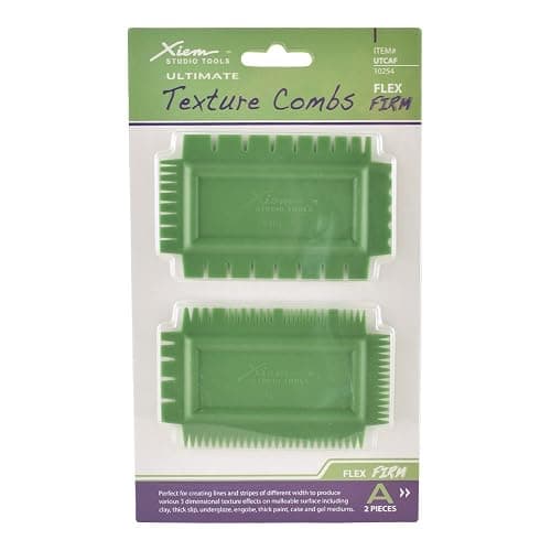 Xiem Tools Ultimate Texture Combs (Firm, Set A) - Image 1