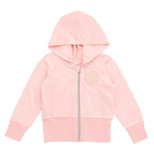 Wicked Girls Velour Zip Up Hoodie and Flare Pants Outfit Set Toddler to Big Kid Sizes (4T - 14-16) thumbnail 2
