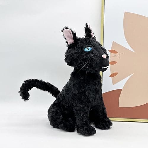 12” Black Cat Plush, Cat Monster Stuffed Animal Pillow Doll Toy, Black Cat Plushies Gift for Fans Kids Girlfriend Birthday Christmas Mother's Day thumbnail 6