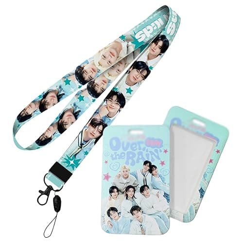 Stray Kids Gift Set -2 ID PhotoCard Holder Case with 2PCS Lanyard Stray Kids id Card Holder thumbnail 2