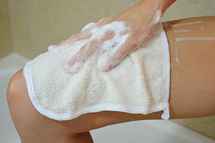 PARADISO Evriholder Soft-Weave Exfoliating Wash Cloths Dual-Textured for Face and Body, Pack of 3, White thumbnail 7